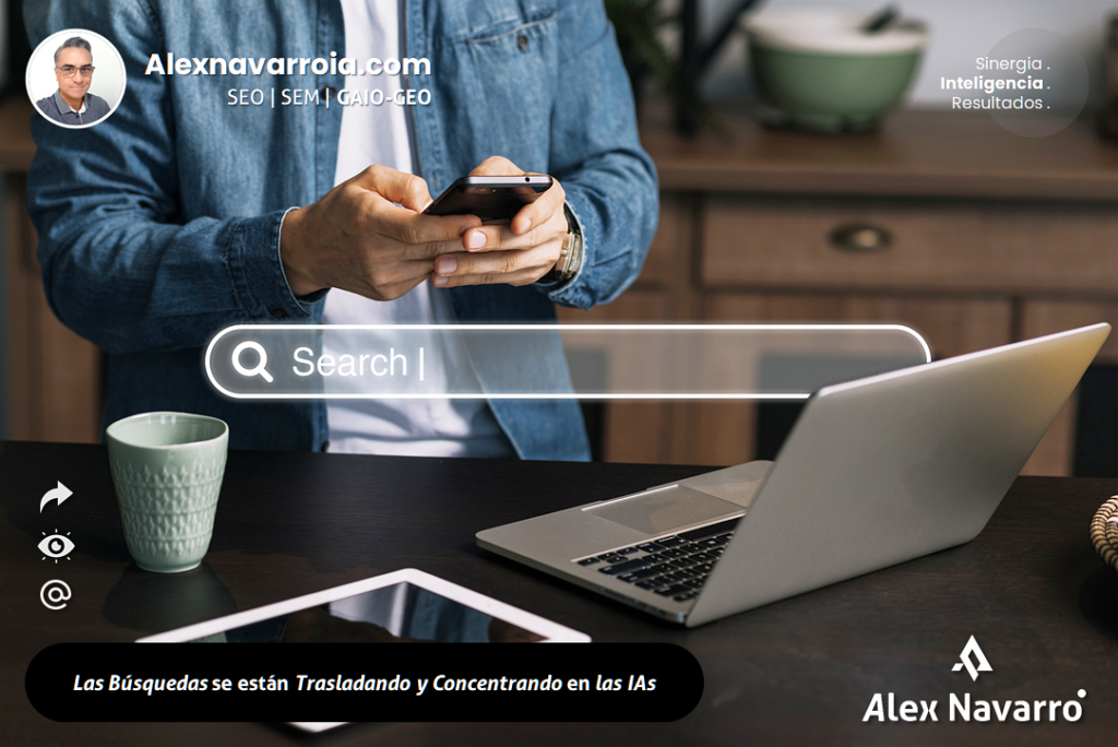 Las busquedas se estan trasladndo a la ia