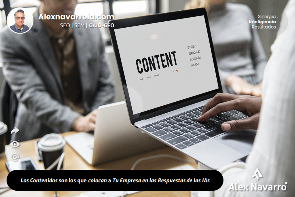 Los contenidos colocan tu empresa en las respuestas de las ias