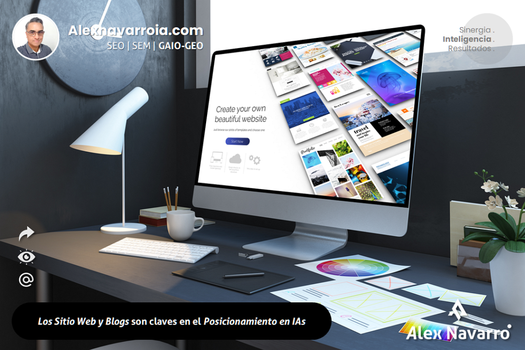 Los sitios web son clave en el posicionamiento en ia